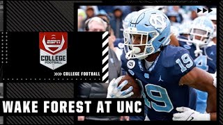 North Carolina ENDS Wake Forest’s perfect season | Full Game Highlights