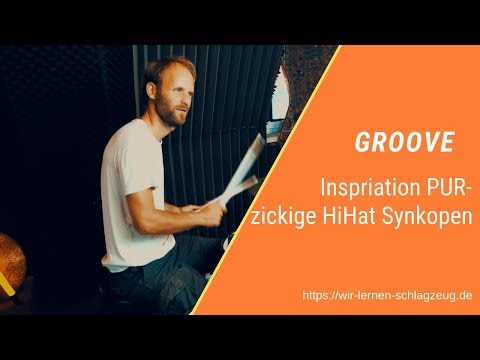 Schlagzeug lernen: Groove Inspiration HiHat Synkopen