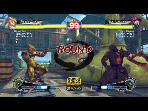 GamerBee (Adon) vs Tomy Huang (Akuma) -  SSF4 Arcade Edition Xbox Live Ranked Match