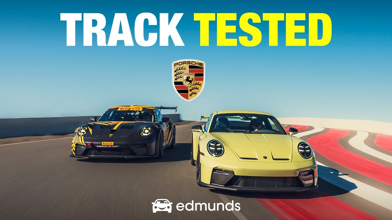 "Racecar" vs. Race Car: Porsche 911 GT3 vs. 911 Cup Car on Track