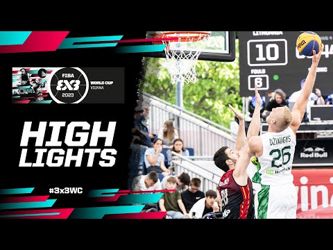 Lithuania 🇱🇹 vs Belgium 🇧🇪 | Men | Game Highlights | FIBA 3x3 World Cup 2023