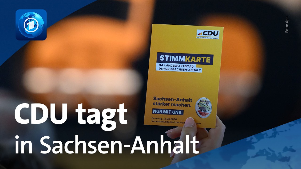 Vor Wahl in Sachsen-Anhalt: CDU-Landesparteitag in Dessau-Roßlau