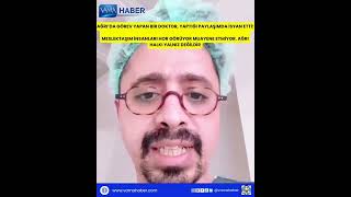 Ağrı’da görev yapan bir doktor, yaptığı paylaşımda isyan etti:  Meslektaşım insa