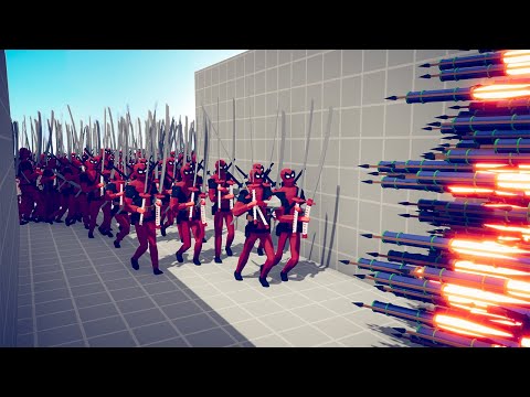 100x DEADPOOL vs EVERY GOD - TABS | Totally Accurate Battle Simulator 2023
