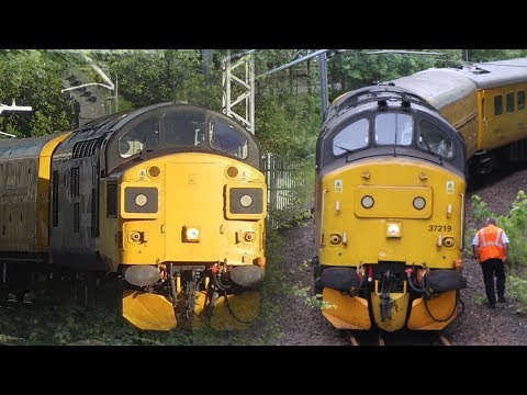 37025 & 37219 on Network Rail PLPR2 Test Trains | 06th & 11th July 2017