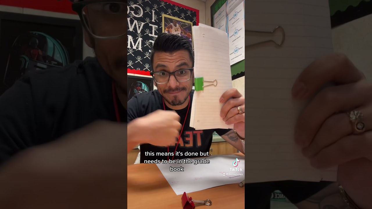 Simple hack for organizing classroom papers #teachers