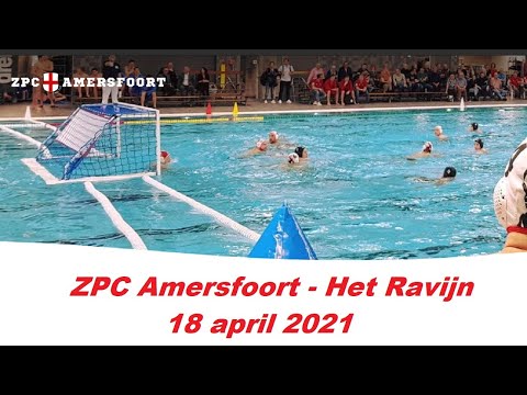Waterpolo Wedstrijd ZPC Amersfoort - het Ravijn, 18 April 2021