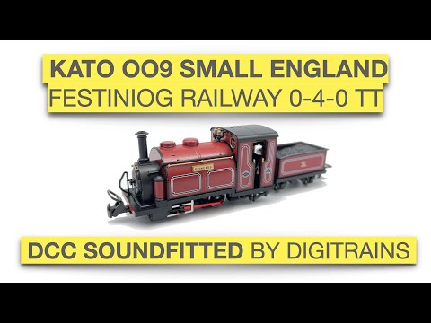 Kato / Peco OO9 Small England 0-4-0 DCC Sound fitted by Digitrains