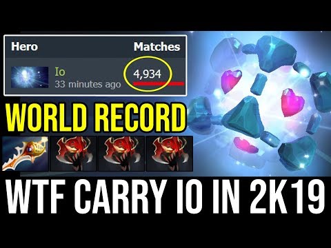 WORLD RECORD!!! 4900+ Matches IO Spammer With Rapier and 3x Madness CARRY IO IMBA BUILD Dota 2
