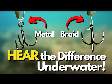 HEAR The Actual DIFFERENCE Between Braid Split Rings and Metal Underwater!