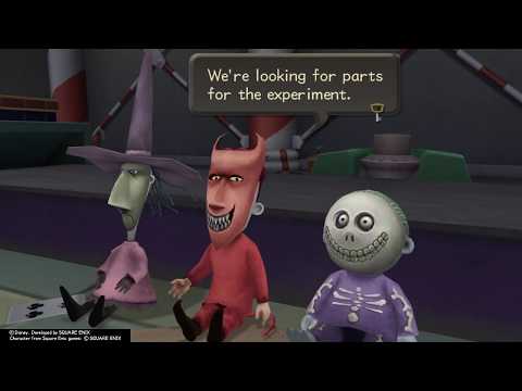 KINGDOM HEARTS - HD 1.5+2.5 ReMIX KH2 Revisit Halloween Town : Vs Shock Lock Barrel