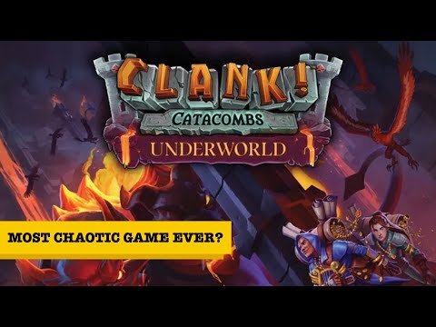Lets Play - CLANK CATACOMBS UNDERWORLD - Board Game Cult!
