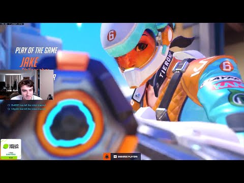 JAKE PRO TRACER GAMEPLAY - POTG! OVERWATCH 2 TOP 500 SEASON 3
