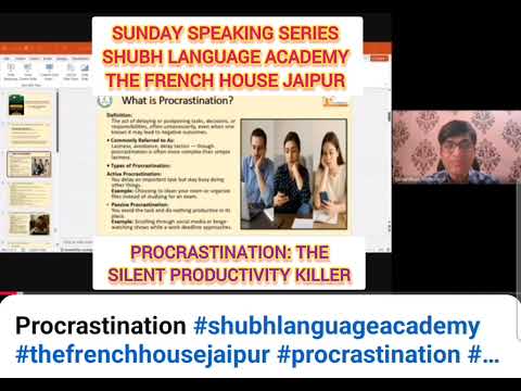 Trailer #shubhlanguageacademy #thefrenchhousejaipur #english #procrastination #motivation