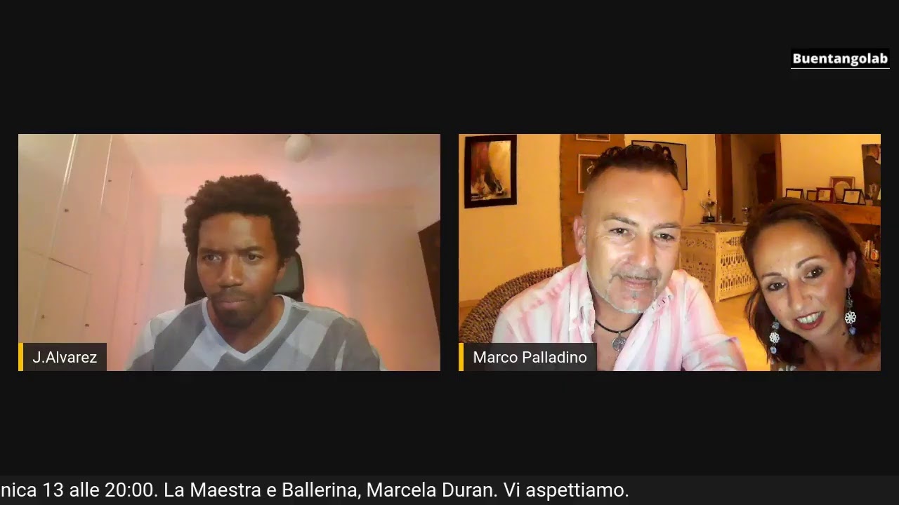 Una charla con Marco Palladino e Lara Carminati. Ballerini e Maestri di tango.