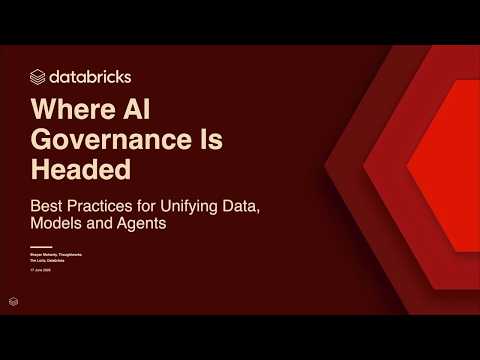 Watch: AI Governance Best Practices: Extending Data Controls to Agents