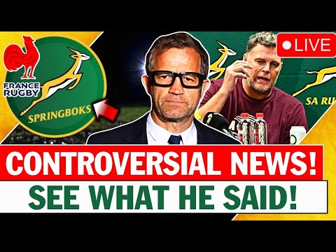 🚨 URGENT! FABIEN GALTHIE CRITICIZES RASSIE ERASMUS! SHAKING UP THE RUGBY WORLD! SPRINGBOKS NEWS