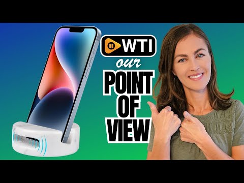 Elegant and Versatile White Marble Phone Stand with Sound Amplification Round Phone Holder Function for Desk - WTI product video review