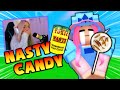 If I Die, I Eat DISGUSTING Candy on FaceCam... (Roblox Bedwars)