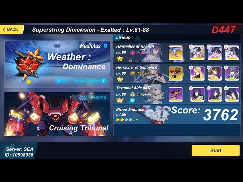 Honkai Impact 3rd exalted abyss : Cruising Tribunal