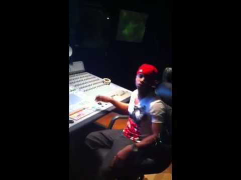 Rae Brown engineering Karbeen Mafia  at Flo Rida studio