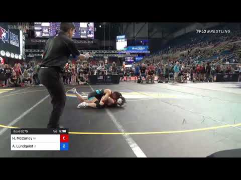 112 Lbs Consi Of 32 #2 - Hannah McCarley, New York Vs Adyson Lundquist, Iowa 829e