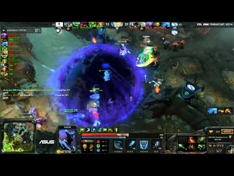 ESL 1 LAN Grand Finals IG vs EG G1 Arteezy Ultra Kill Universe Perfect Chrono