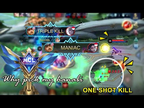 1 HIT DELETE HANABI ! Insane Critical Damage ! MCL Lv.6 Weekly ! Why Pick My Hanabi !