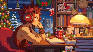 Cozy Christmas Anime Lofi Hip Hop Mix 🎄 Warm Study Music for Winter Nights & Relax