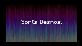 Sorting in Desmos.