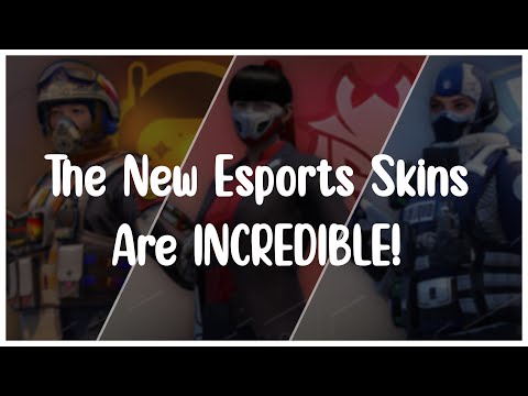 These NEW R6 Esports Skins Are AMAZING!  (Rainbow Six Siege)