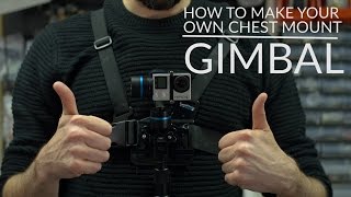 Attaching Feiyu G4 Gimbal to GoPro chest mount
