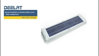 Solar Street Light - 3000 Lumens LED - with Remote SKU #D1151528