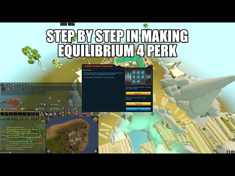 Step by step to make Equilibrium 4 perk | Runescape 3