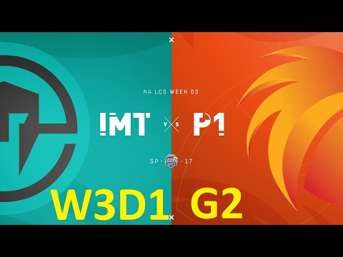 IMT vs P1 Game 2 Highlights - 2017 NALCS SPRING SPLIT - WEEK 3 DAY 1