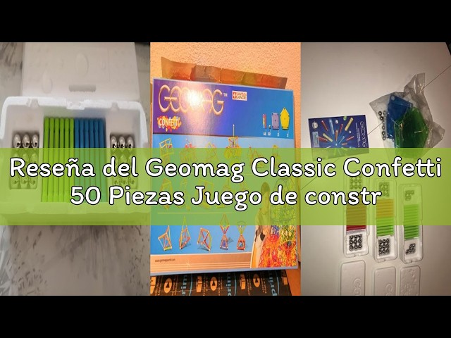 Vídeo relacionado con Geomag - Mechanics Gravity Loops & Turns - Juego Educativo y Creativo para Niños - Bloques de Construcción Magnéticos, Circuito con Bloques Magnéticos - Juego de 130 Piezas