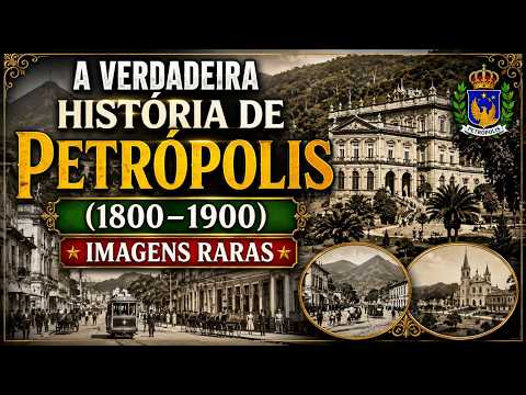 A VERDADEIRA HISTÓRIA DE PETRÓPOLIS (1800–1900) - IMAGENS RARAS!