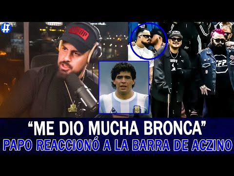 ESTO DIJO PAPO sobre ACZINO y la BARRA CONTRA MARADONA: "Me re calenté, pero..."