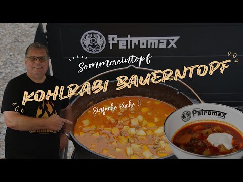 Kohlrabi Bauerntopf leckerer Sommereintopf