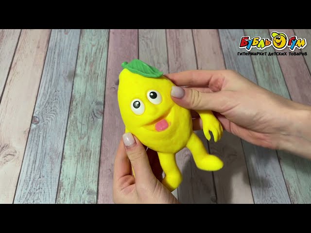 Фигурка-тянучка Stretchapalz с запахом лимона 14см - видео