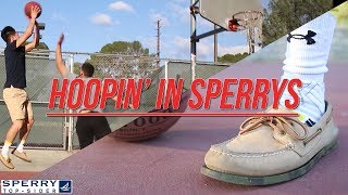 Playing Basketball in SPERRYS!