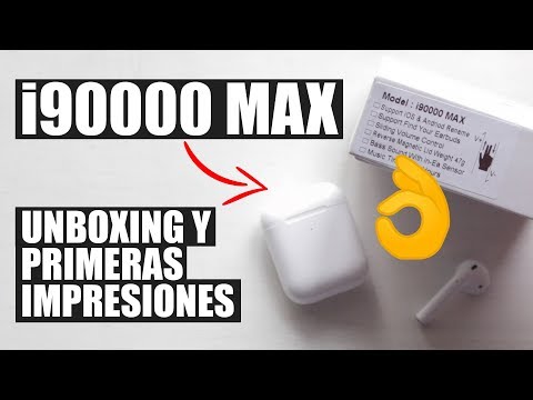 i90000 MAX TWS 🎧👌 Unboxing y primeras impresiones en español