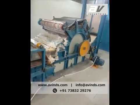 Recycle Cotton Embroidery Backing Paper Machine