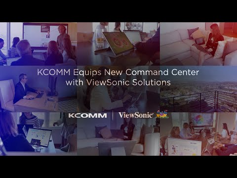 KCOMM Equips New Command Center with ViewSonic Solutions