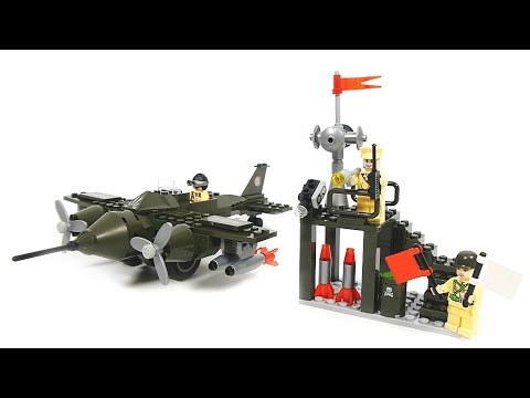 Enlighten Brick Combat Zones 810 Fighters | Military Building Kits for Lego fans!