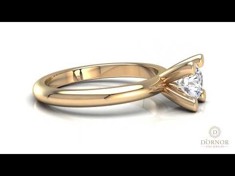 Solitaire Ring with 0.86ct diamond - Collection Miriam