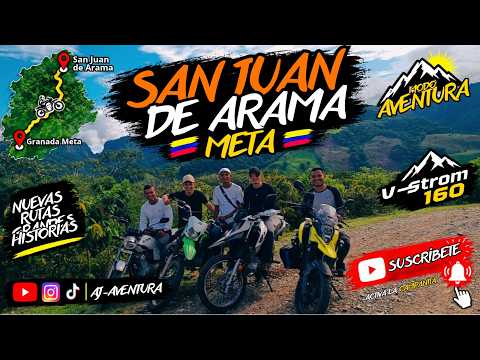 ¡NOS FUIMOS A LA AVENTURA! | SAN JUAN DE ARAMA, META #colombia #aventura #motovlog #vstrom #parati