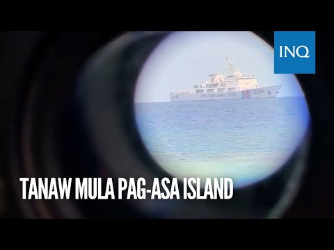 Mga barko ng China, namataan malapit sa Pag-asa island kasabay ng pagbisita ng ilang senador
