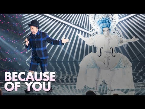 Viool & Gustaph - ‘Because Of You’ | The Masked Singer | Seizoen 5 | VTM