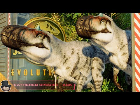 FEATHERED TYRANT! Yutyrannus Showcase - All Animations, Skins, Kills & More
